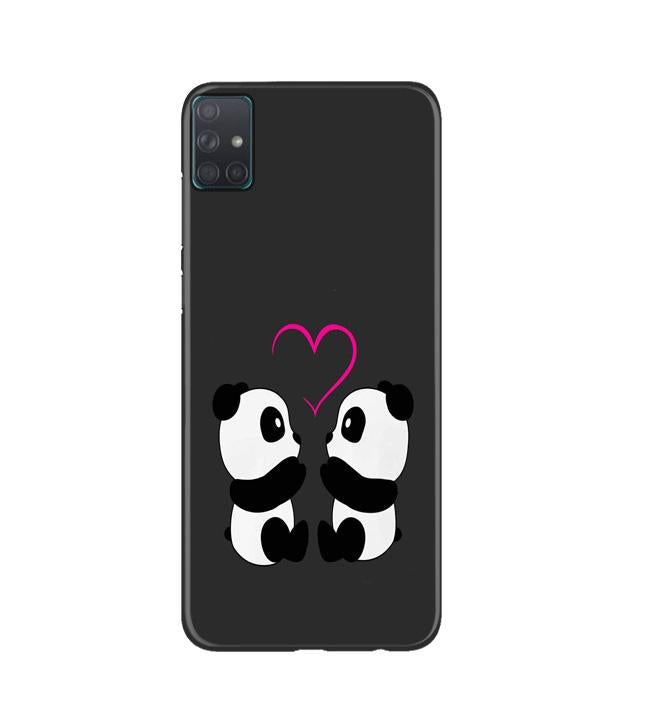 Panda Love Mobile Back Case for Samsung Galaxy A51 (Design - 398) –  theStyleO