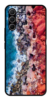 Sea Shore Metal Mobile Case for Samsung Galaxy A35 5G