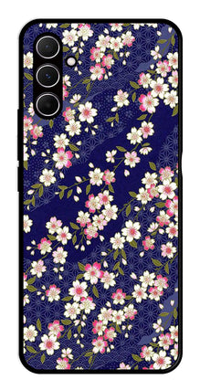 Flower Design Metal Mobile Case for Samsung Galaxy A35 5G