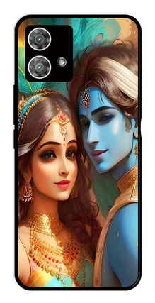 Lord Radha Krishna Metal Mobile Case for Moto Edge 40 5G