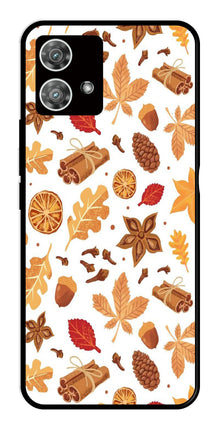 Autumn Leaf Metal Mobile Case for Moto Edge 40 5G