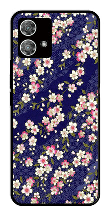 Flower Design Metal Mobile Case for Moto Edge 40 5G