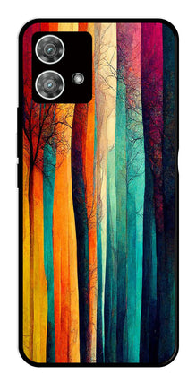 Modern Art Colorful Metal Mobile Case for Moto Edge 40 5G