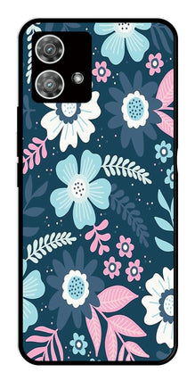 Flower Leaves Design Metal Mobile Case for Moto Edge 40 5G