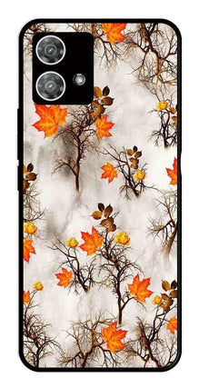 Autumn leaves Metal Mobile Case for Moto Edge 40 5G