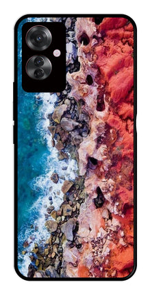 Sea Shore Metal Mobile Case for Oppo F25 Pro 5G