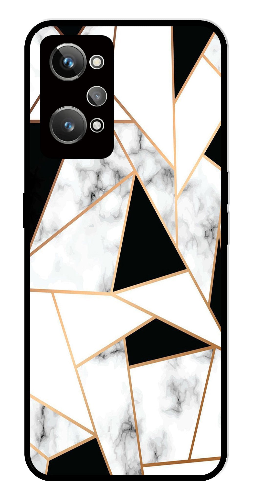 Marble Design2 Metal Mobile Case for Realme GT Neo 2   (Design No -08)