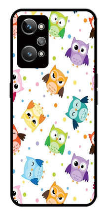 Owls Pattern Metal Mobile Case for Realme GT 2