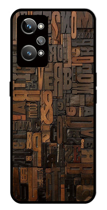 Alphabets Metal Mobile Case for Realme GT 2