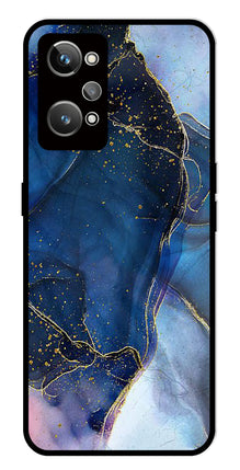 Blue Marble Metal Mobile Case for Realme GT Neo 2