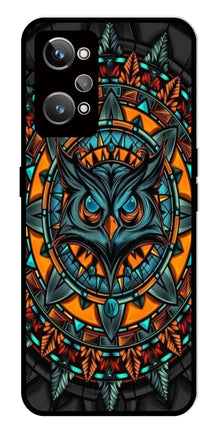 Owl Pattern Metal Mobile Case for Realme GT 2