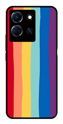 Rainbow MultiColor Metal Mobile Case for Infinix Note 30 4G