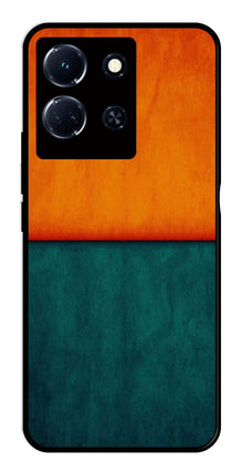 Orange Green Pattern Metal Mobile Case for Infinix Note 30 4G