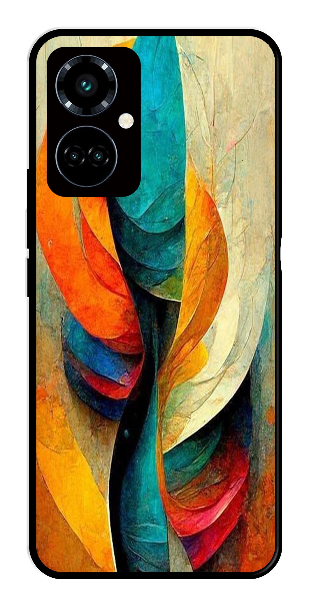 Modern Art Metal Mobile Case for Tecno Camon 19 Pro 5G   (Design No -11)