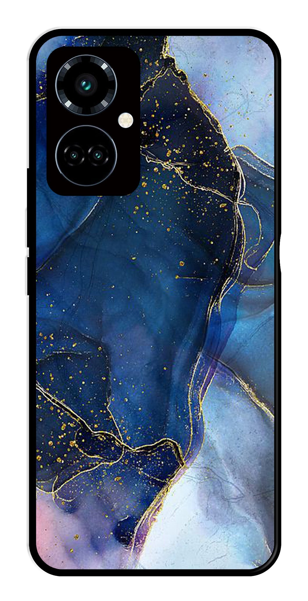 Blue Marble Metal Mobile Case for Tecno Camon 19 Pro 5G   (Design No -34)