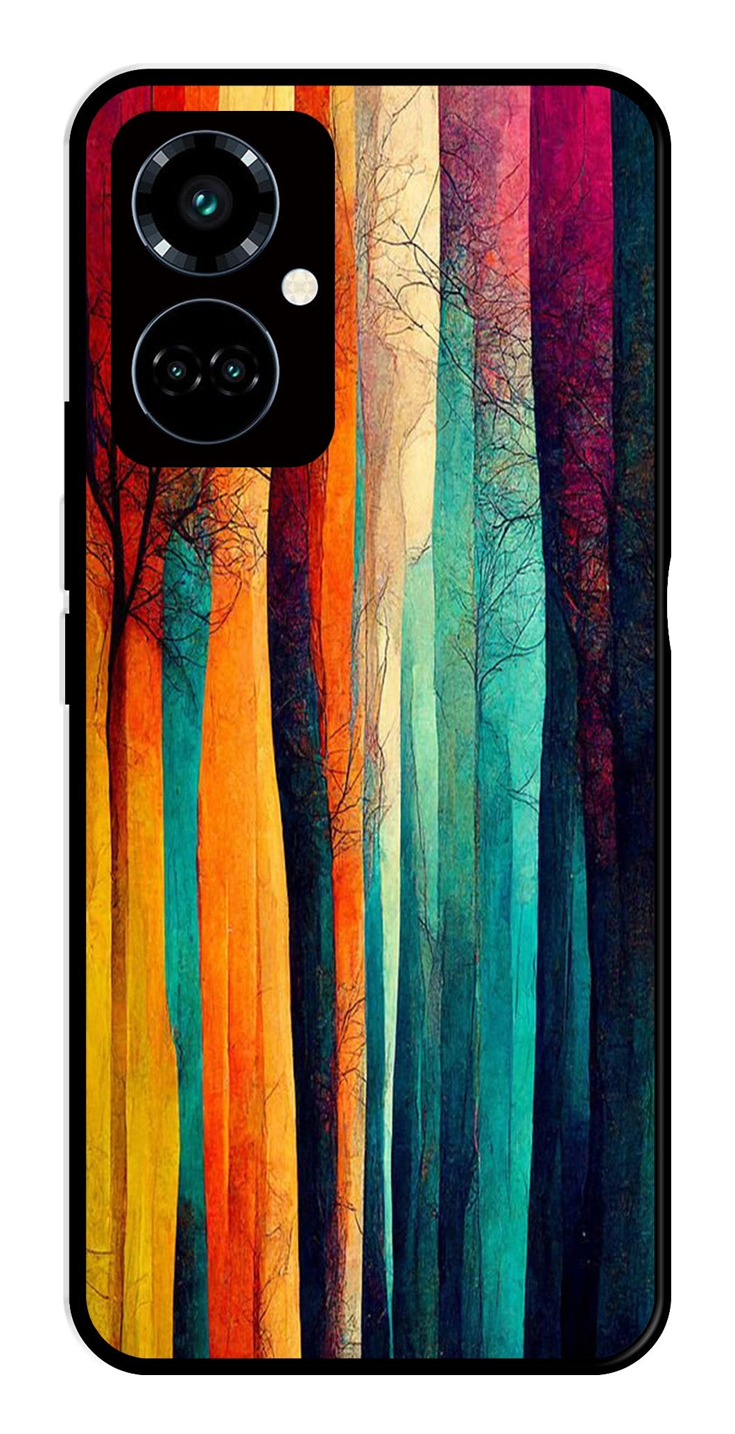 Modern Art Colorful Metal Mobile Case for Tecno Camon 19 Pro 5G   (Design No -47)