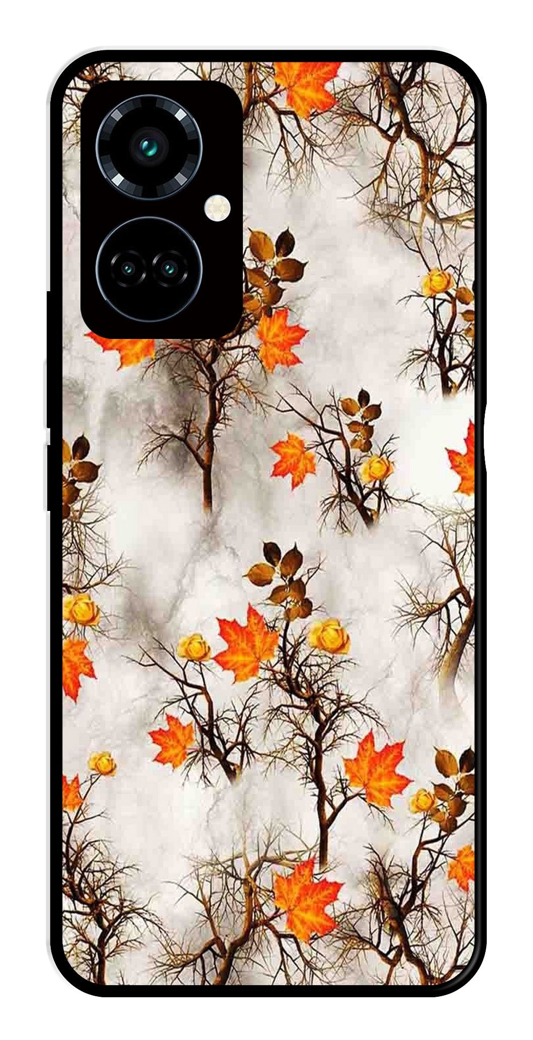 Autumn leaves Metal Mobile Case for Tecno Camon 19 Pro 5G   (Design No -55)