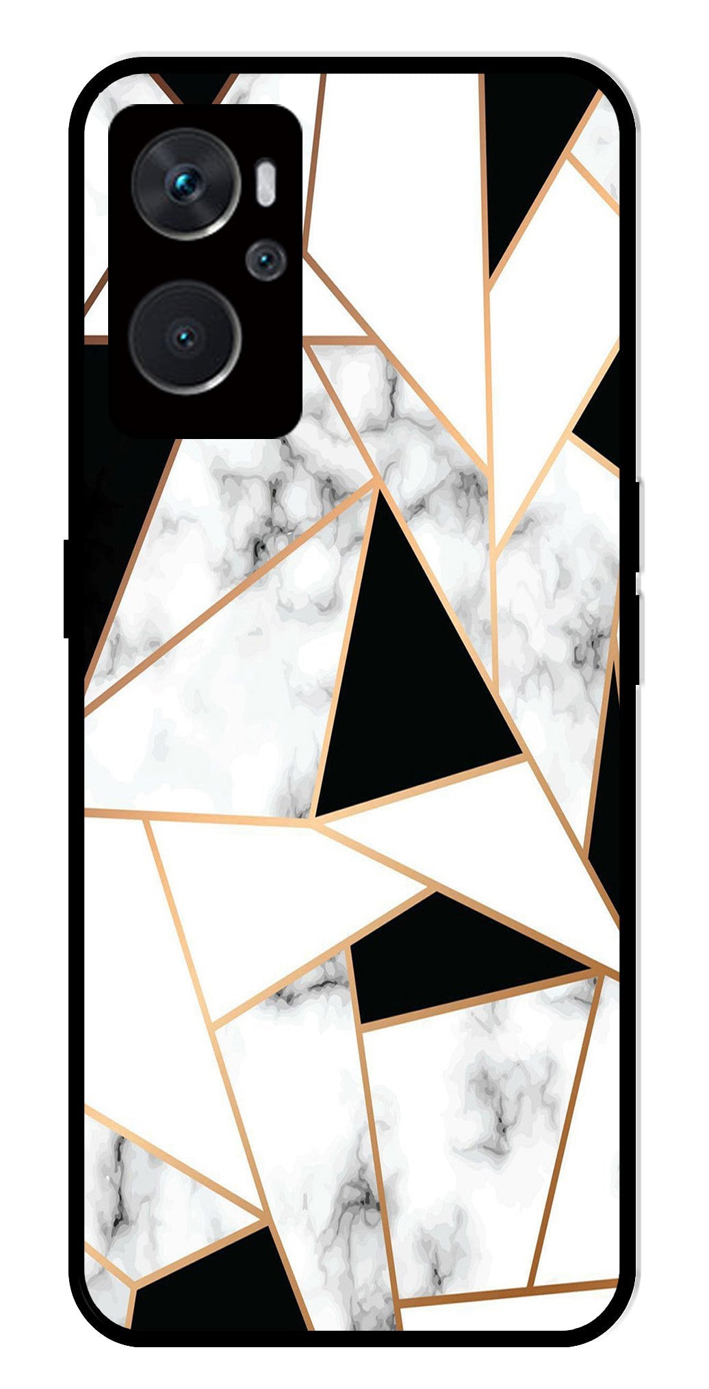 Marble Design2 Metal Mobile Case for Oppo K10 4G   (Design No -08)