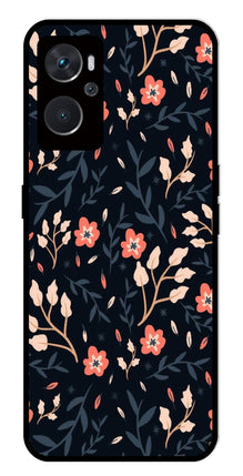 Floral Pattern Metal Mobile Case for Oppo K10 4G