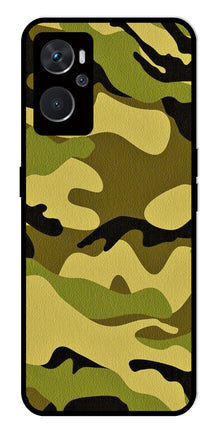 Army Pattern Metal Mobile Case for Oppo K10 4G