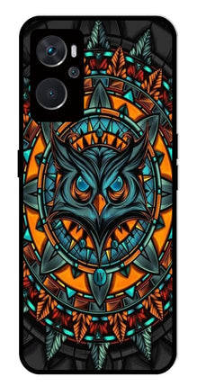 Owl Pattern Metal Mobile Case for Oppo K10 4G