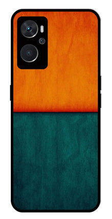 Orange Green Pattern Metal Mobile Case for Oppo K10 4G