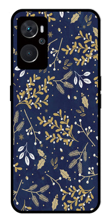 Floral Pattern  Metal Mobile Case for Oppo A36 4G