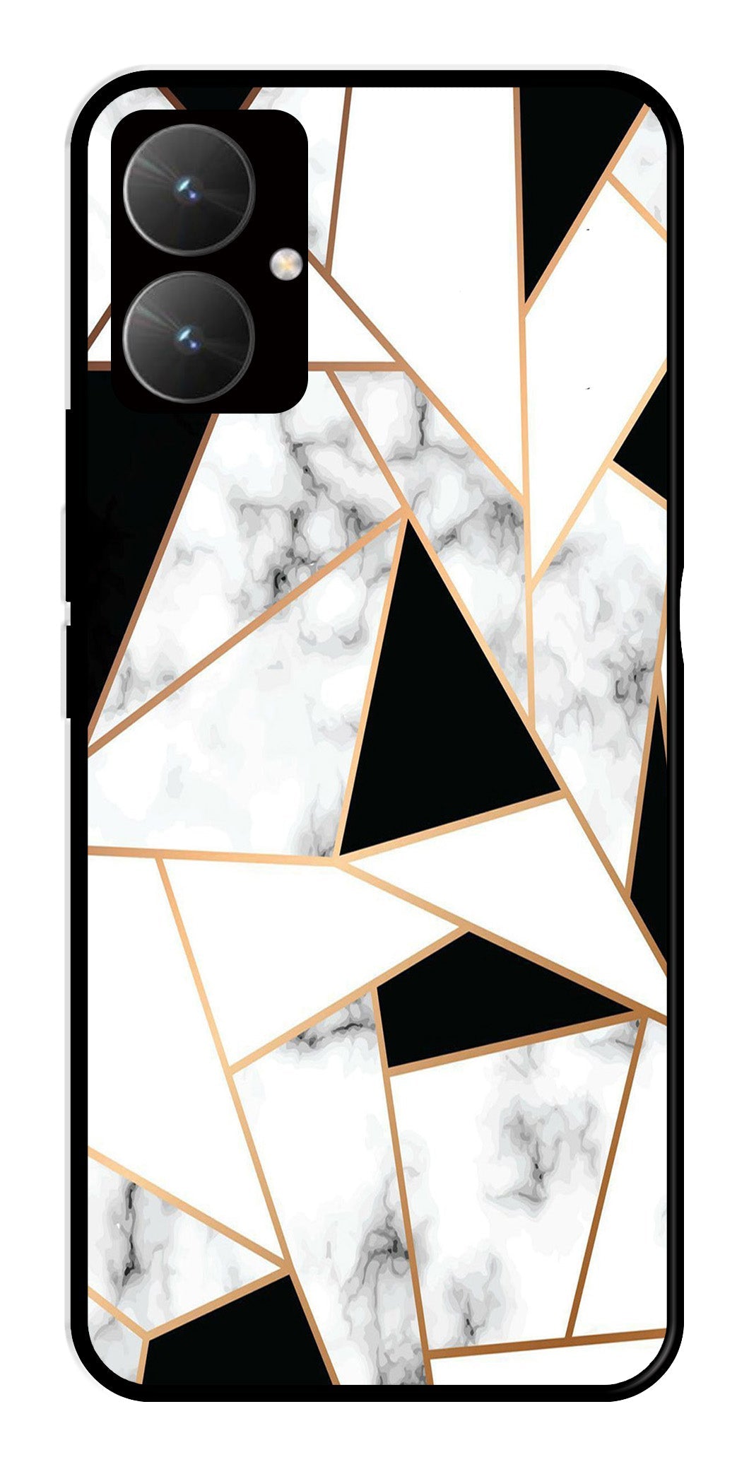 Marble Design2 Metal Mobile Case for Poco M6 5G   (Design No -08)