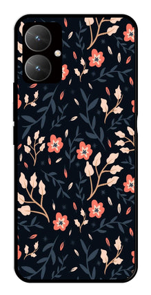 Floral Pattern Metal Mobile Case for Poco M6 5G