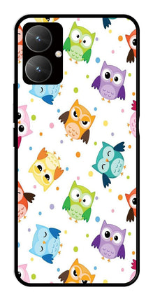 Owls Pattern Metal Mobile Case for Poco M6 5G