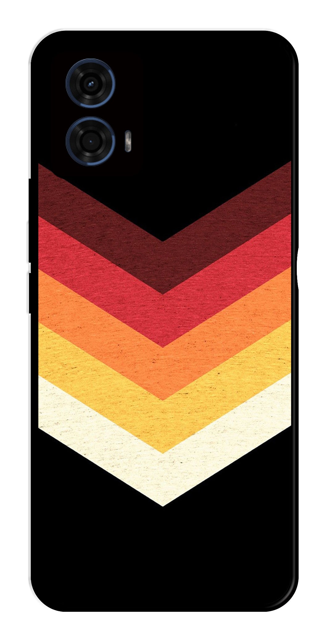 MultiColor Arrow Metal Mobile Case for Moto G24 Power   (Design No -04)