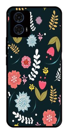 Floral Pattern2 Metal Mobile Case for Moto G24