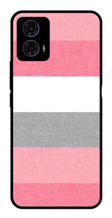 Pink Pattern Metal Mobile Case for Moto G24 Power