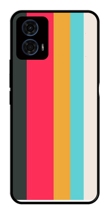 Muted Rainbow Metal Mobile Case for Moto G24 Power