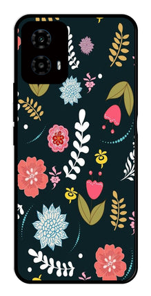 Floral Pattern2 Metal Mobile Case for Moto G34