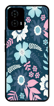 Flower Leaves Design Metal Mobile Case for Moto G34