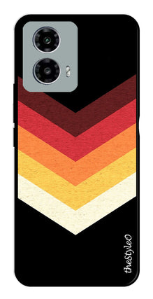 MultiColor Arrow Metal Mobile Case for Moto G13