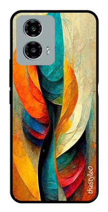 Modern Art Metal Mobile Case for Moto G13