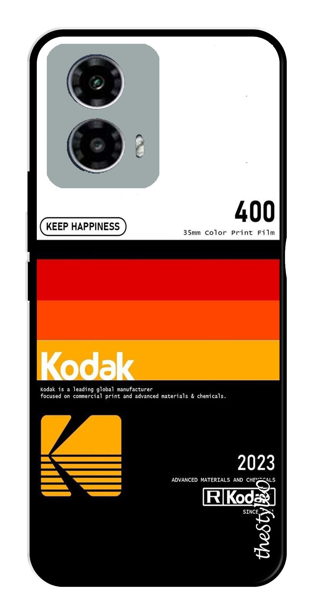 Kodak Design Metal Mobile Case for Moto G13 (Design No -65)