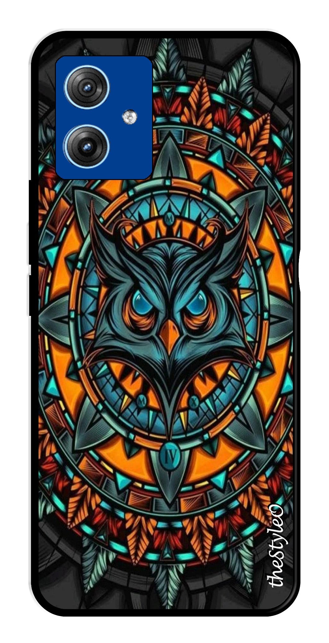 Gamer Pattern Metal Mobile Case for Moto G14 (Design No -41)