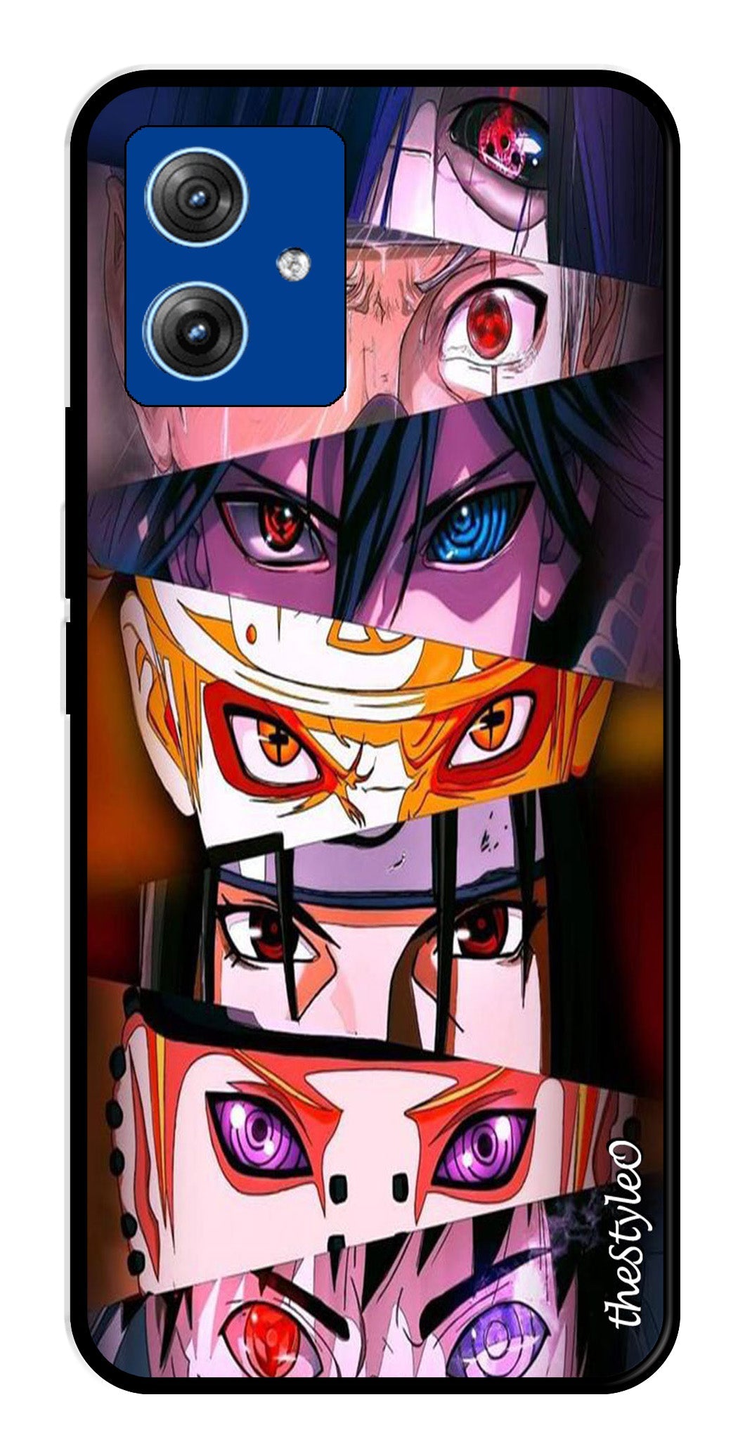 Anime Metal Mobile Case for Moto G14 (Design No -56)