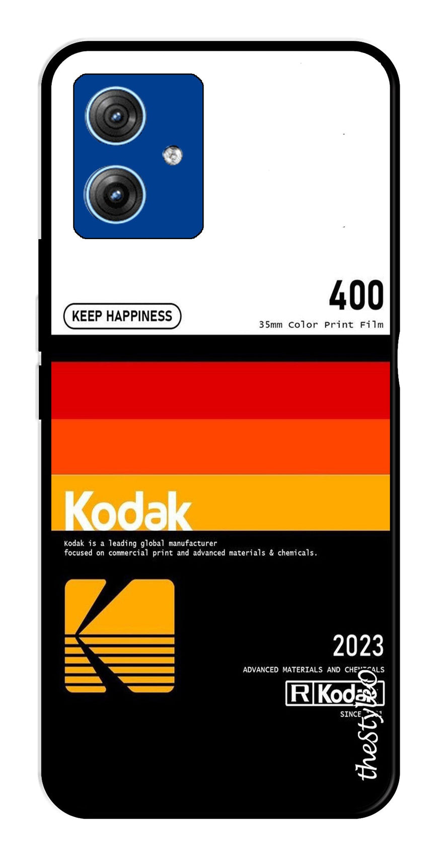 Kodak Design Metal Mobile Case for Moto G14 (Design No -65)