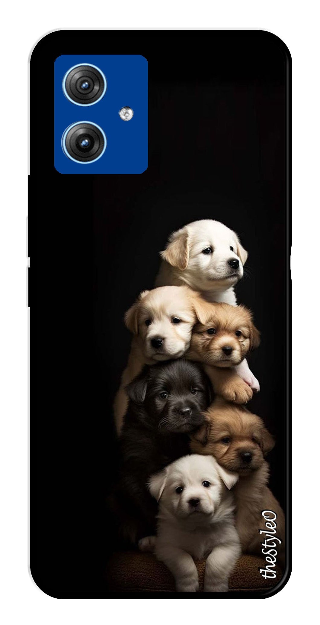 Dog lovers Metal Mobile Case for Moto G14 (Design No -88)