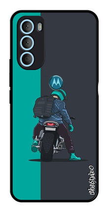 Bike Lover Metal Mobile Case for Moto G71 5G