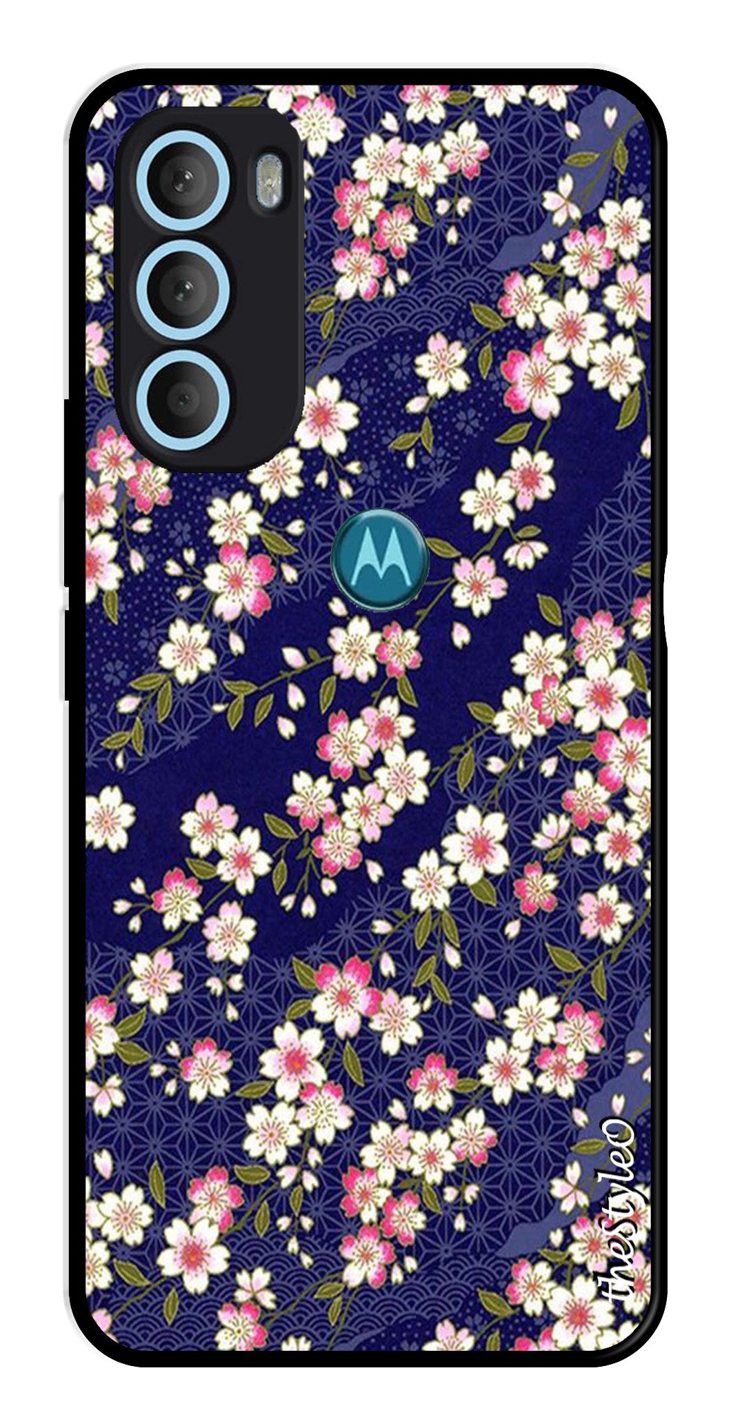 Marble Design Metal Mobile Case for Moto G71 5G (Design No -24)