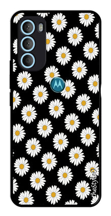 Daisy Flower Metal Mobile Case for Moto G71 5G