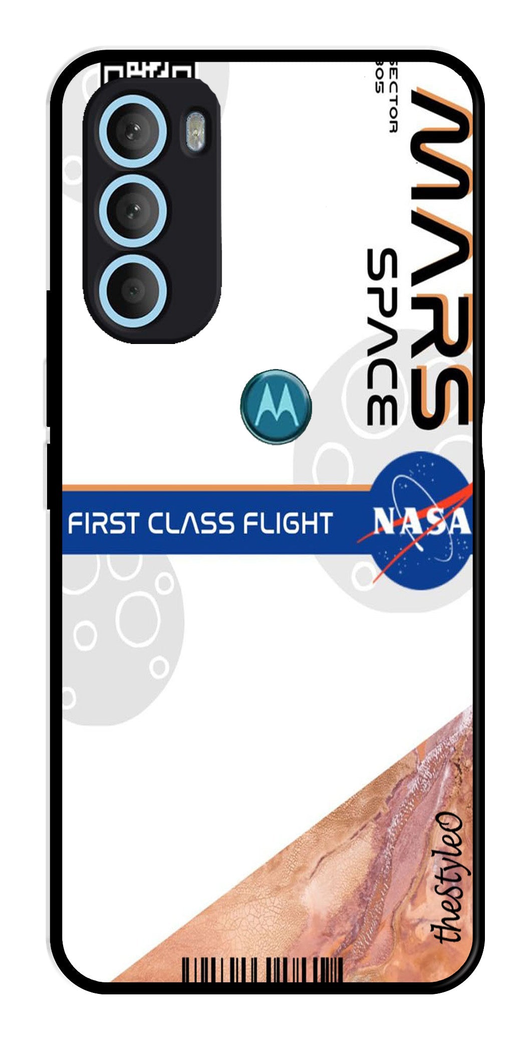 Mars Space Metal Mobile Case for Moto G71 5G (Design No -81)