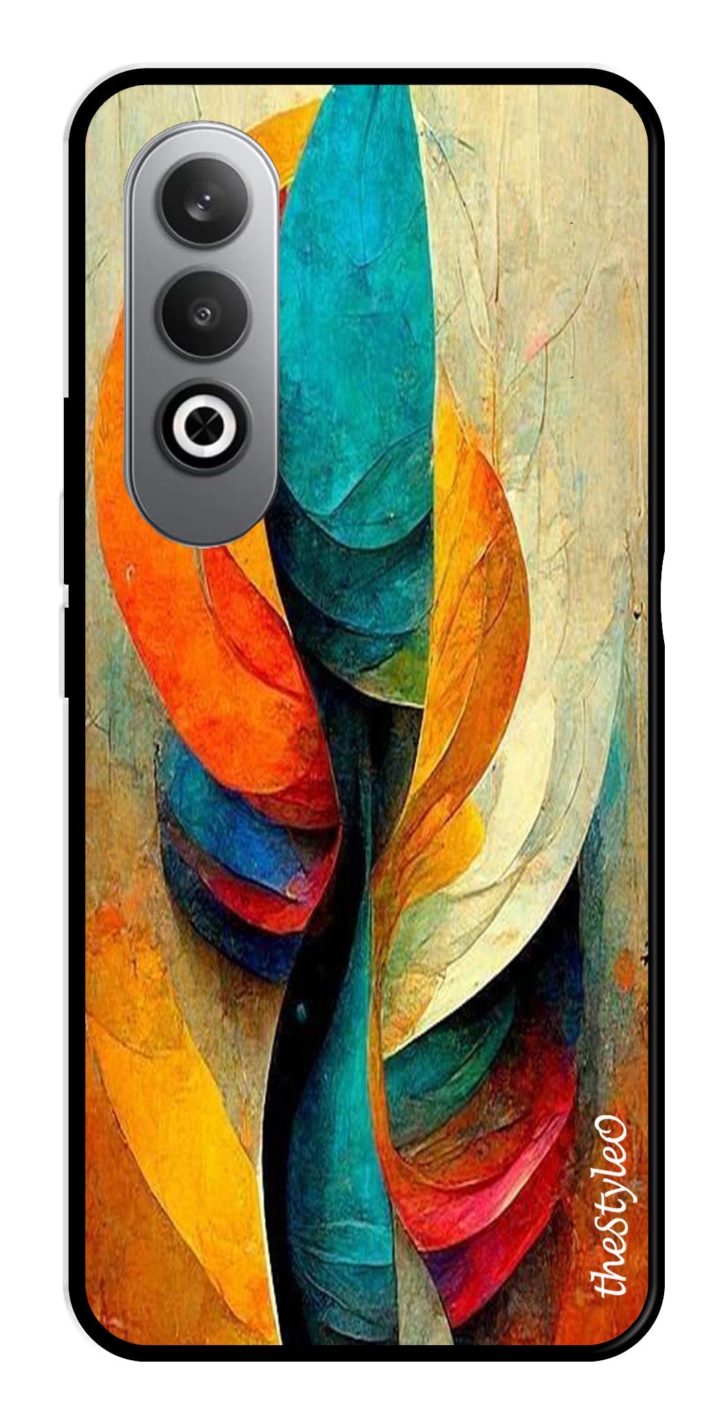 Modern Art Metal Mobile Case for OnePlus Nord CE4 (Design No -11)