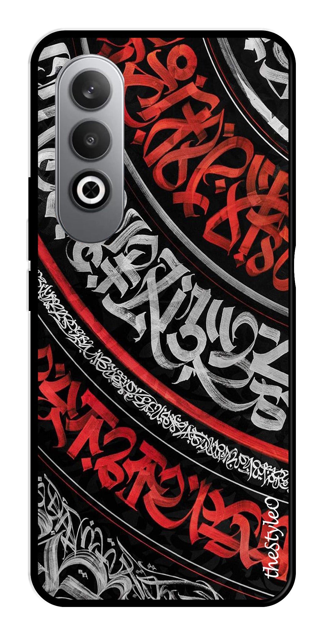 Modern Art Colorful Metal Mobile Case for OnePlus Nord CE4 (Design No -48)