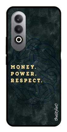 Money Power Respect Metal Mobile Case for OnePlus Nord CE4